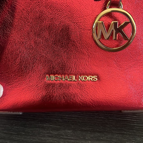 Mercer Extra-Small Patent Leather Crossbody/Satchel (Red) - Picture 3 of 9